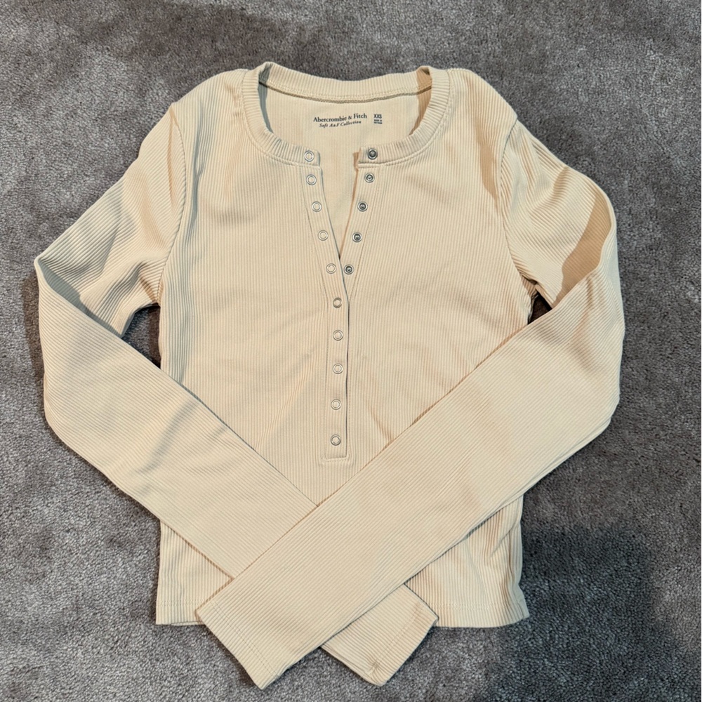 Abercrombie XXS Ribbed Long Sleeve